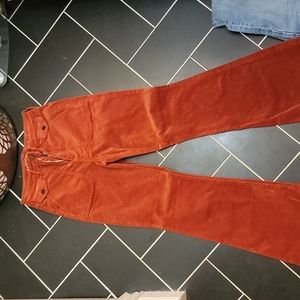 American Eagle, corduroy flare pants. Size 6. Never worn